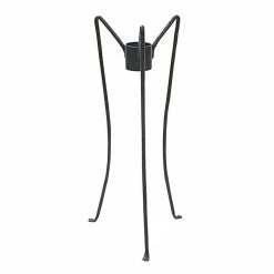 Achla Designs Shop 11 Achla Designs Gazing Globe Ball Stand, Footed, 24 in. Tall Black Powder Coat Finish