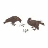 Achla Designs Pair of Bronzed Doves Figurines, 5 in. Tall Rustic Bronze Painted Finish -Achla Designs Shop achla designs garden statues dov 01 64 1000