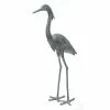 Achla Designs Stately Great Blue Heron, 43 in. Tall Blue-Grey Verdi Painted Finish -Achla Designs Shop achla designs garden statues hsb 02 64 1000