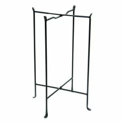 Achla Designs 22 in. Dia Black Powder Coat Iron Multi-Purpose Large Folding Floor Stand