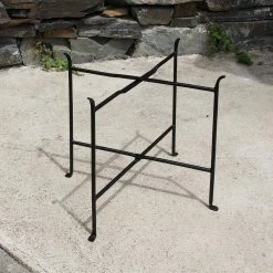 Achla Designs 19.5 in. Tall Black Powder Coat Iron Indoor/Outdoor Short Folding Floor Stand -Achla Designs Shop achla designs plant stands cwi 04 44 1000