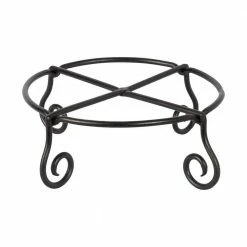 Achla Designs 12.25 in. Dia Black Powder Coat Small Short Piazza Plant Stand -Achla Designs Shop achla designs plant stands gbs 23 1f 1000