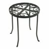 Achla Designs 14 in. Tall Graphite Powder Coat Iron Round Trivet Plant Stand -Achla Designs Shop achla designs plant stands vtt 01 64 1000