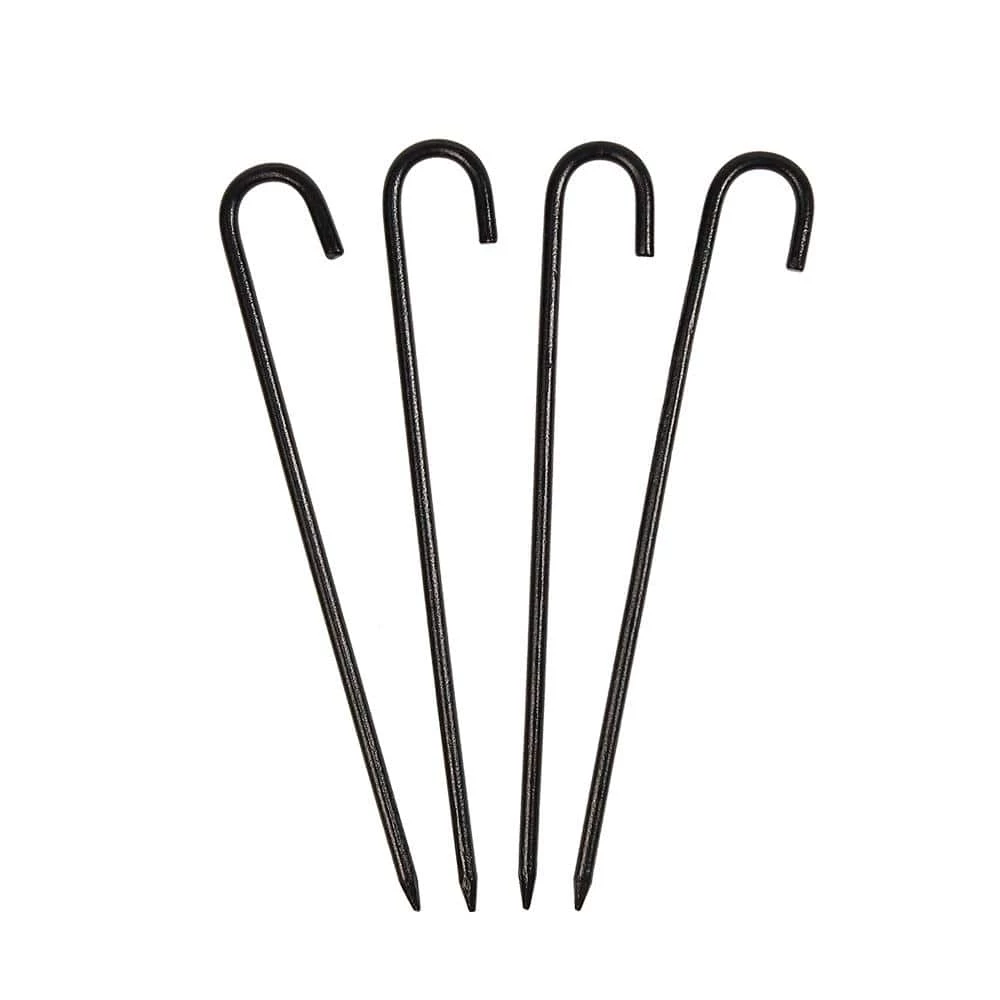 Achla Designs Multi Purpose Anchoring Pins, 10 in. Tall, Black Powder Coat (Set of 4) 3 Achla Designs Multi Purpose Anchoring Pins, 10 in. Tall, Black Powder Coat (Set of 4)