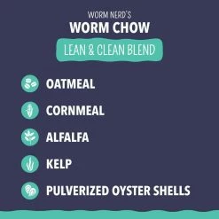 Arcadia Garden Products Worm Nerd 2 lb. Worm Chow Lean and Clean Blend -Achla Designs Shop arcadia garden products compost accessories wn35 4f 1000