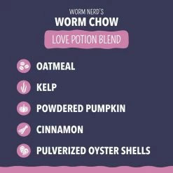 Arcadia Garden Products Worm Nerd 2 lb. Worm Chow Love Potion Blend -Achla Designs Shop arcadia garden products compost accessories wn36 4f 1000