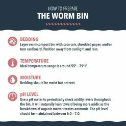 Arcadia Garden Products Worm Nerd Live Red Wiggler Composting Worms (100 Worms) 11 Arcadia Garden Products Worm Nerd Live Red Wiggler Composting Worms (100 Worms) -Achla Designs Shop arcadia garden products compost starters wn01 1f 1000