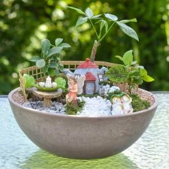 Arcadia Garden Products Tea Party Polyresin Fairy Garden Kit (11-Piece) 19 Arcadia Garden Products Tea Party Polyresin Fairy Garden Kit (11-Piece) -Achla Designs Shop arcadia garden products garden statues fg31 31 1000