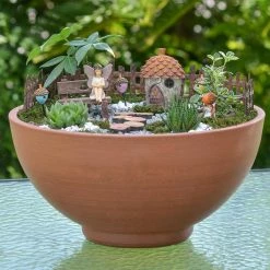 Arcadia Garden Products Adorning Acorns Polyresin Fairy Garden Kit (11-Piece) -Achla Designs Shop arcadia garden products garden statues fg32 31 1000