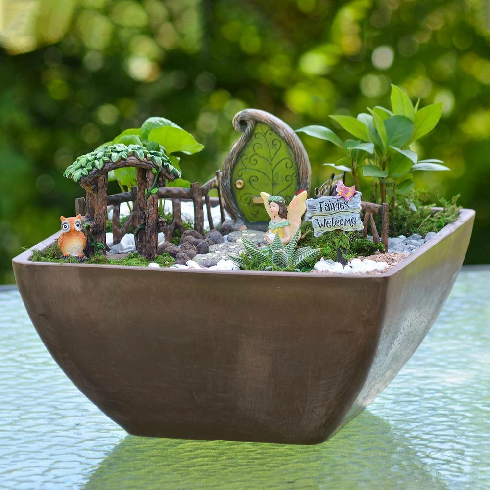 Arcadia Garden Products Charming Forest Polyresin Fairy Garden Kit (11-Piece) 11 Arcadia Garden Products Charming Forest Polyresin Fairy Garden Kit (11-Piece) - Image 9