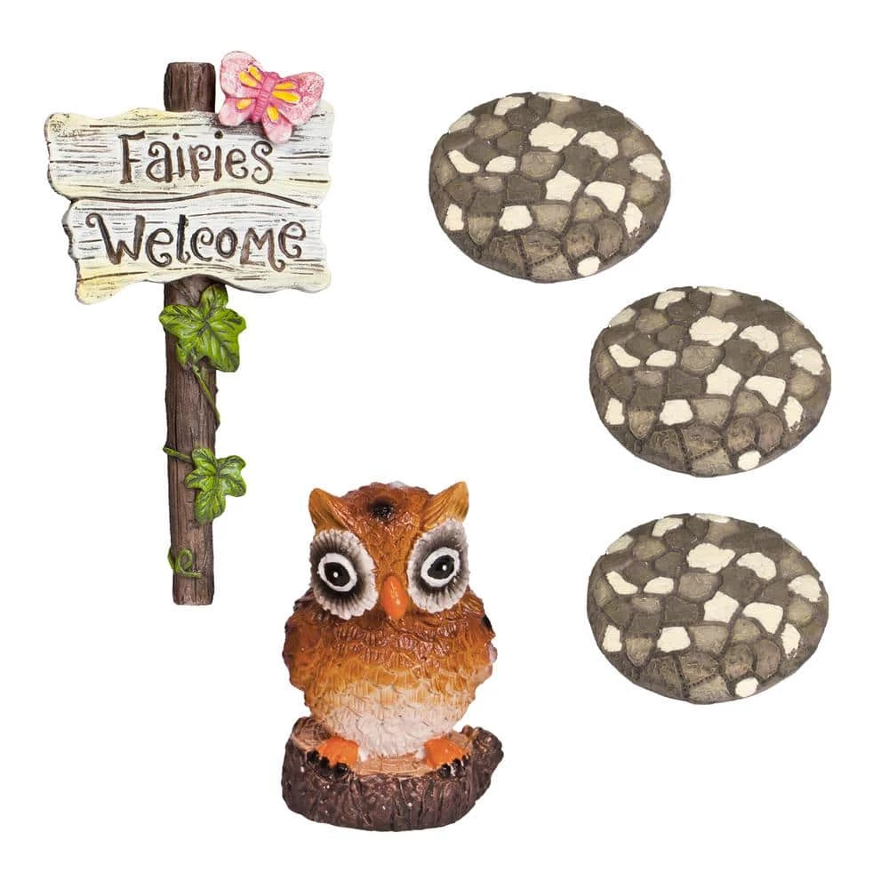 Arcadia Garden Products Charming Forest Polyresin Fairy Garden Kit (11-Piece) 8 Arcadia Garden Products Charming Forest Polyresin Fairy Garden Kit (11-Piece) - Image 6