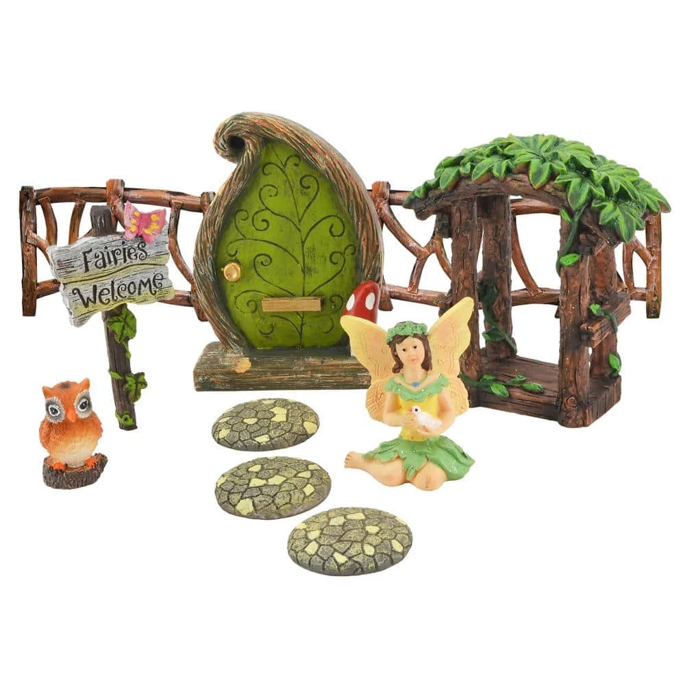 Arcadia Garden Products Charming Forest Polyresin Fairy Garden Kit (11-Piece) 5 Arcadia Garden Products Charming Forest Polyresin Fairy Garden Kit (11-Piece) - Image 3