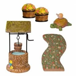 Arcadia Garden Products Pebble Lane Polyresin Fairy Garden Kit (11-Piece) 16 Arcadia Garden Products Pebble Lane Polyresin Fairy Garden Kit (11-Piece) -Achla Designs Shop arcadia garden products garden statues fg34 44 1000