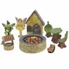 Arcadia Garden Products Pleasant Afternoon Polyresin Fairy Garden Kit (9-Piece) -Achla Designs Shop arcadia garden products garden statues fg38 64 1000