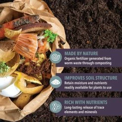 Arcadia Garden Products 8 lbs. Worm Nerd Worm Castings Natural Soil Additive 9 Arcadia Garden Products 8 lbs. Worm Nerd Worm Castings Natural Soil Additive -Achla Designs Shop arcadia garden products grow media wn06 4f 1000