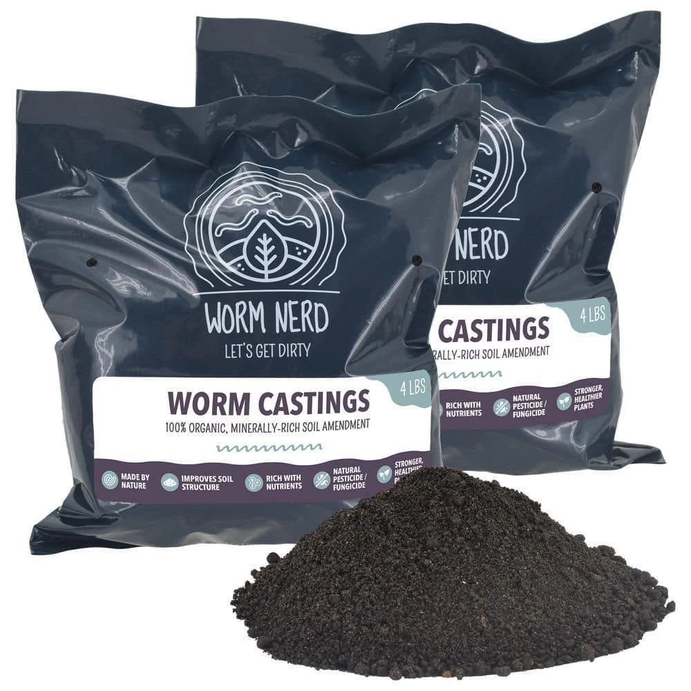 Arcadia Garden Products 8 lbs. Worm Nerd Worm Castings Natural Soil Additive 3 Arcadia Garden Products 8 lbs. Worm Nerd Worm Castings Natural Soil Additive