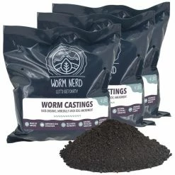 Arcadia Garden Products 12 lbs. Worm Nerd Worm Castings Natural Soil Additive
