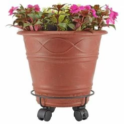 Arcadia Garden Products 10 in. Black Metal Heavy-Duty Plant Caddy 12 Arcadia Garden Products 10 in. Black Metal Heavy-Duty Plant Caddy -Achla Designs Shop arcadia garden products planter caddies 1559 44 1000