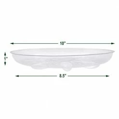 Arcadia Garden Products Heavy-Duty 10 in. Dia. Clear Plastic Saucer (5-Pack) 9 Arcadia Garden Products Heavy-Duty 10 in. Dia. Clear Plastic Saucer (5-Pack) -Achla Designs Shop arcadia garden products planter saucers ps18 1f 1000