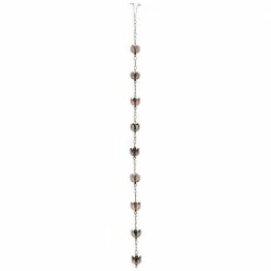 Arcadia Garden Products Rain Chain with Lotus Blossoms -Achla Designs Shop arcadia garden products rain chains rc04 4f 1000