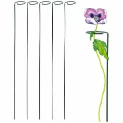 Arcadia Garden Products 40 in. H. x 3 in. Loop Flower Support (5-Pack)