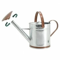 Arcadia Garden Products Classic 2.6 Gal. Chrome Metal Watering Can -Achla Designs Shop arcadia garden products watering cans wc14 1f 1000