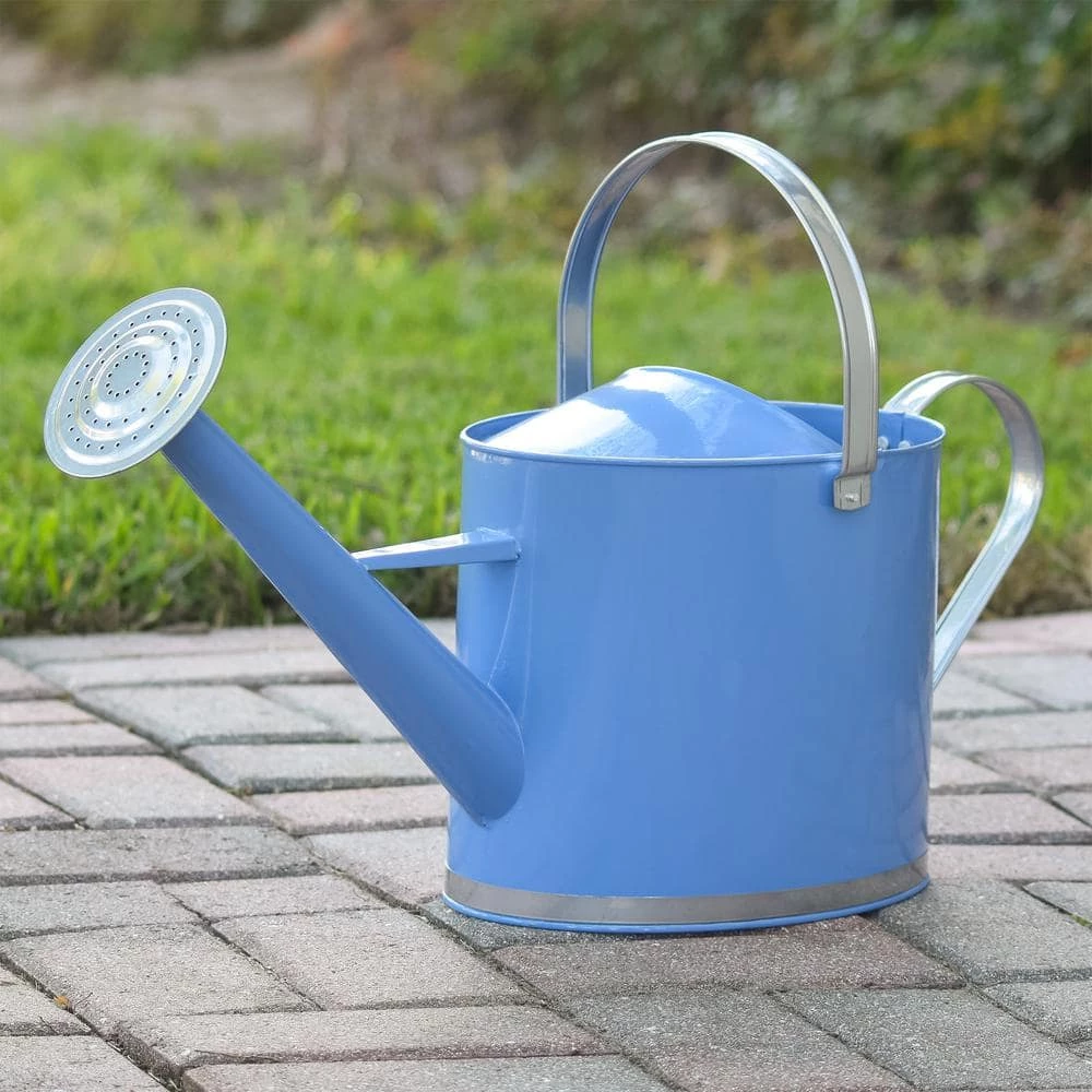 Arcadia Garden Products Chic 1.8 Gal. Sky Blue Metal Watering Can 8 Arcadia Garden Products Chic 1.8 Gal. Sky Blue Metal Watering Can - Image 6