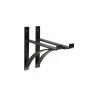 Achla Designs 12.5 in. Tall Black Powder Coat Rookwood Brackets for Shelf Mantle Flower Box (Set of 2) -Achla Designs Shop black achla designs plant hangers b 15 64 1000