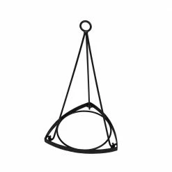 Achla Designs Lina I 18.4 in. Tall Terra Cotta Modern Plant Hanger -Achla Designs Shop black achla designs plant hangers bh 01 4f 1000