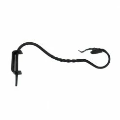 Achla Designs 13.5 in. W Black Powder Coat Iron Swivel Maple Leaf Wall Bracket