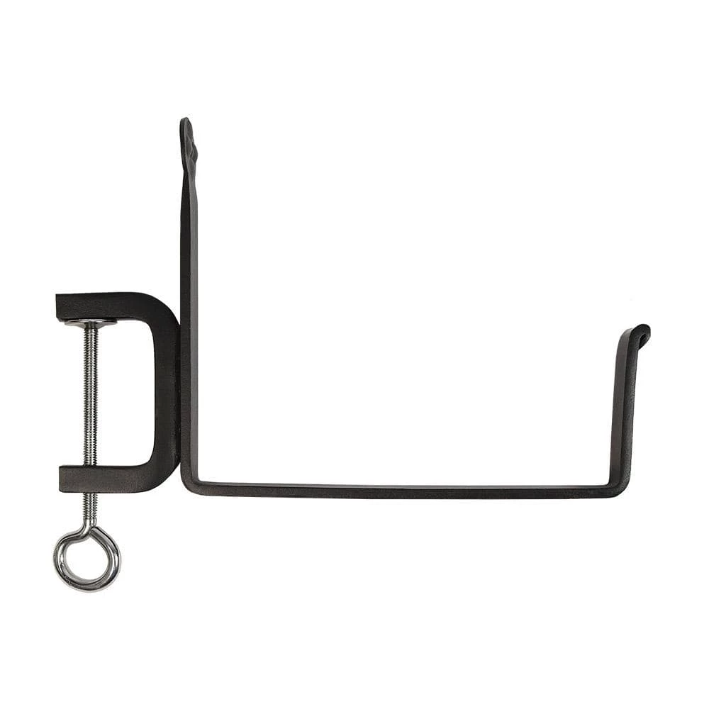 Achla Designs Clamp-On Wrought Iron Flower Box Brackets 4 Achla Designs Clamp-On Wrought Iron Flower Box Brackets - Image 2