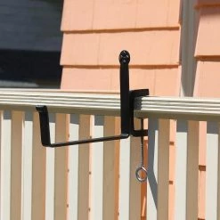 Achla Designs Clamp-On Wrought Iron Flower Box Brackets 13 Achla Designs Clamp-On Wrought Iron Flower Box Brackets -Achla Designs Shop black achla designs plant hangers sfb 02c fa 1000
