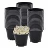 Arcadia Garden Products 3 in. Black Plastic Standard Grow Pot (250-Pack) 2 Arcadia Garden Products 3 in. Black Plastic Standard Grow Pot (250-Pack) -Achla Designs Shop black arcadia garden products net pots bj03st 250 64 1000