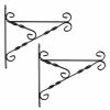 Arcadia Garden Products Shadow 12 in. Black Metal Alloy Plant Bracket (2-Pack) 1 Arcadia Garden Products Shadow 12 in. Black Metal Alloy Plant Bracket (2-Pack) -Achla Designs Shop black arcadia garden products plant hangers br03e 64 1000