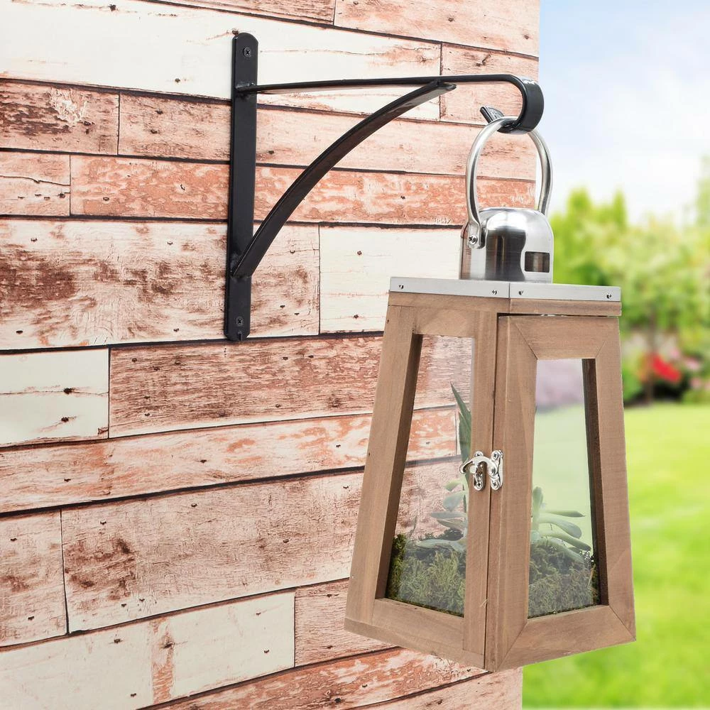 Arcadia Garden Products Talon 12 in. Black Metal Alloy Plant Bracket (2-Pack) 6 Arcadia Garden Products Talon 12 in. Black Metal Alloy Plant Bracket (2-Pack) - Image 4