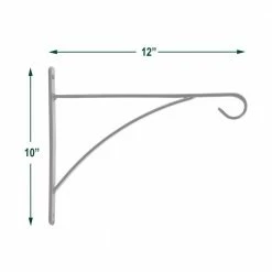 Arcadia Garden Products Talon 12 in. Black Metal Alloy Plant Bracket (2-Pack) 8 Arcadia Garden Products Talon 12 in. Black Metal Alloy Plant Bracket (2-Pack) -Achla Designs Shop black arcadia garden products plant hangers br05e 4f 1000