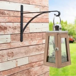 Arcadia Garden Products Talon 16 in. Black Metal Alloy Plant Bracket (2-Pack) -Achla Designs Shop black arcadia garden products plant hangers br06e 31 1000