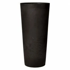 Arcadia Garden Products Contempo Tall Round 13 in. x 28 in. Black PSW Pot -Achla Designs Shop black arcadia garden products plant pots s32bk c3 1000