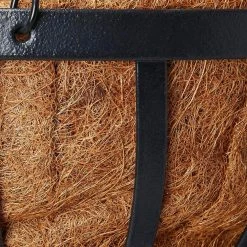 Arcadia Garden Products Solstice 12 in. Black Metal Coconut Hanging Basket -Achla Designs Shop black metal arcadia garden products hanging planters cb42 1f 1000