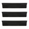 Southern Patio 36 in. Medallion Hanging Windowsill Resin Garden Box Planter (3-Pack) -Achla Designs Shop black southern patio planter boxes 3 x spat mb3612bk 64 1000