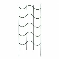 Achla Designs Waves Trellis Gardening Tool, 77 in. Tall Black Powdercoat Finish -Achla Designs Shop blacks achla designs garden trellises ft 16 4f 1000