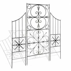 Achla Designs Aldrich Garden Trellis, 75 in. Tall Graphite Powder Coat Finish -Achla Designs Shop blacks achla designs garden trellises vft 22 4f 1000