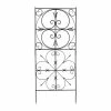 Achla Designs Aldrich Garden Trellis, 75 in. Tall Graphite Powder Coat Finish 1 Achla Designs Aldrich Garden Trellis, 75 in. Tall Graphite Powder Coat Finish -Achla Designs Shop blacks achla designs garden trellises vft 22 64 1000
