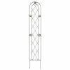Arcadia Garden Products Emerald 60 in. x 10 in. Metal Trellis -Achla Designs Shop blacks arcadia garden products garden trellises tr02 64 1000