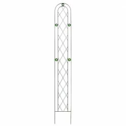 Arcadia Garden Products Emerald 72 in. x 10 in. Metal Trellis