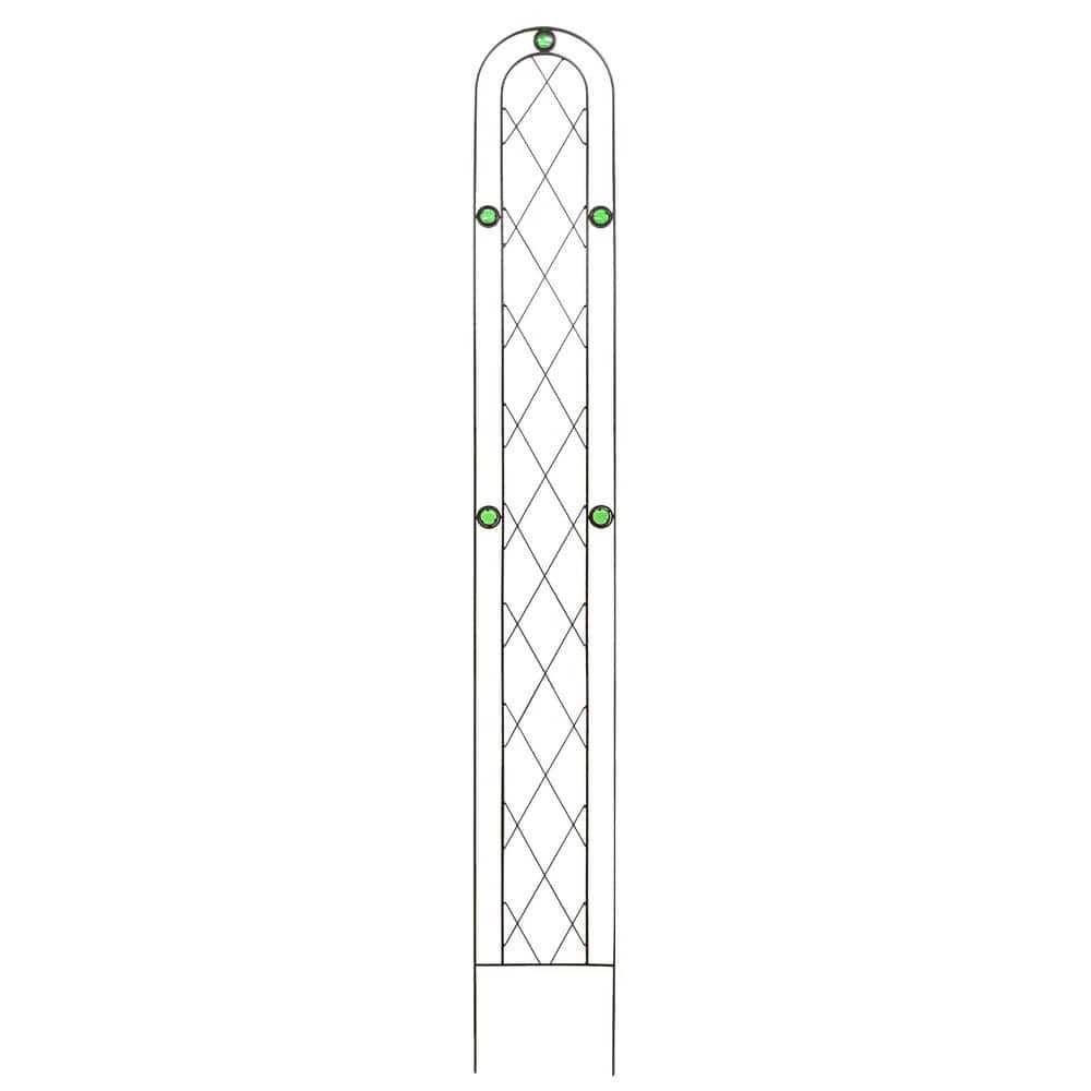 Arcadia Garden Products Emerald 72 in. x 10 in. Metal Trellis 3 Arcadia Garden Products Emerald 72 in. x 10 in. Metal Trellis