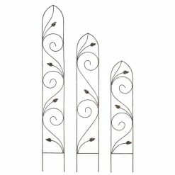 Arcadia Garden Products Autumn Leaf 48 in. x 10 in. Metal Trellis -Achla Designs Shop blacks arcadia garden products garden trellises tr04 4f 1000