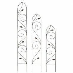 Arcadia Garden Products Autumn Leaf 60 in. x 10 in. Metal Trellis -Achla Designs Shop blacks arcadia garden products garden trellises tr05 4f 1000