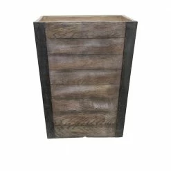 Achla Designs Shop 25 Southern Patio Farmhill Large 18 in. x 22 in. Brown High-Density Resin Tall Planter