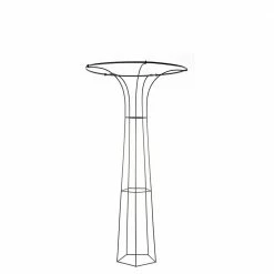 Achla Designs Elegant Garden Mushroom Trellis, 72 in. Tall Roman Bronze Powder Coat Finish